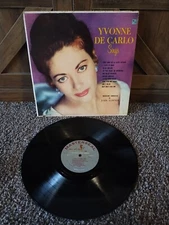 1957 Jazz Pop LP - Yvonne De Carlo "Sings" MASTERSEAL RECORDS  Lily Munster!