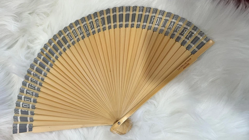 Christian Dior DIORIVIERA Folding Fan Black Novelty Brand New Sealed Dior GWP - Image 3 of 4