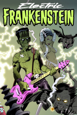 ELECTRIC FRANKENSTEIN #1! 6x9 COMIC BOOK ZINE Format by MIKE HOFFMAN!