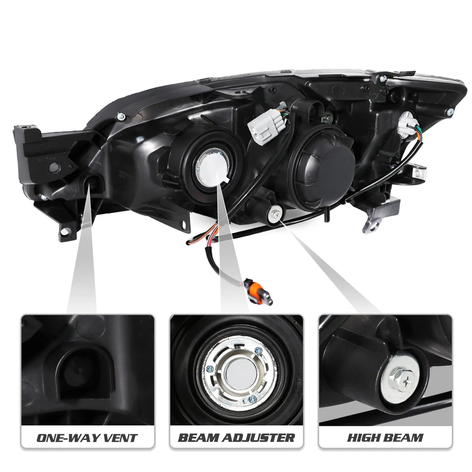 For 2008-2011 Subaru Impreza Outback/08-14 WRX Halogen Headlights LH+RH Pairs - Image 4 of 4