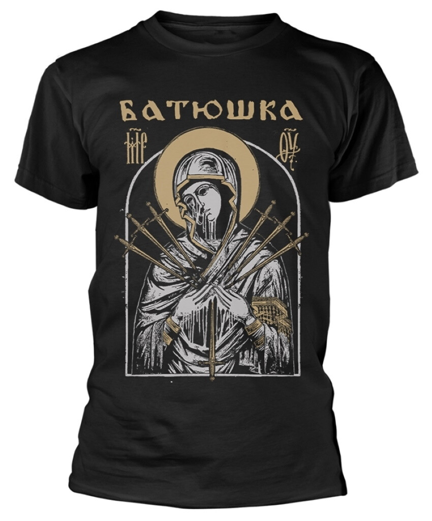 Batushka/バトゥシュカ☆ブラックメタル ジャパンツアーTシャツ Batushka Mary Dagger Black T-Shirt NEW OFFICIAL | eBay