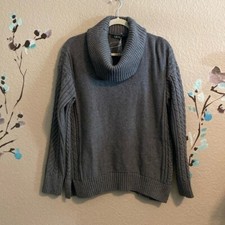 New without tag Lauren Ralph Lauren cable knit fisherman cowl neck sweater S / M