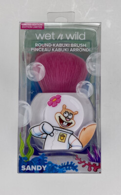 Wet N Wild x Spongebob SANDY Round Kabuki Brush NEW
