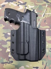 Black Kydex Light Bearing Holster SIG P229R Streamlight TLR-2s / TLR2 