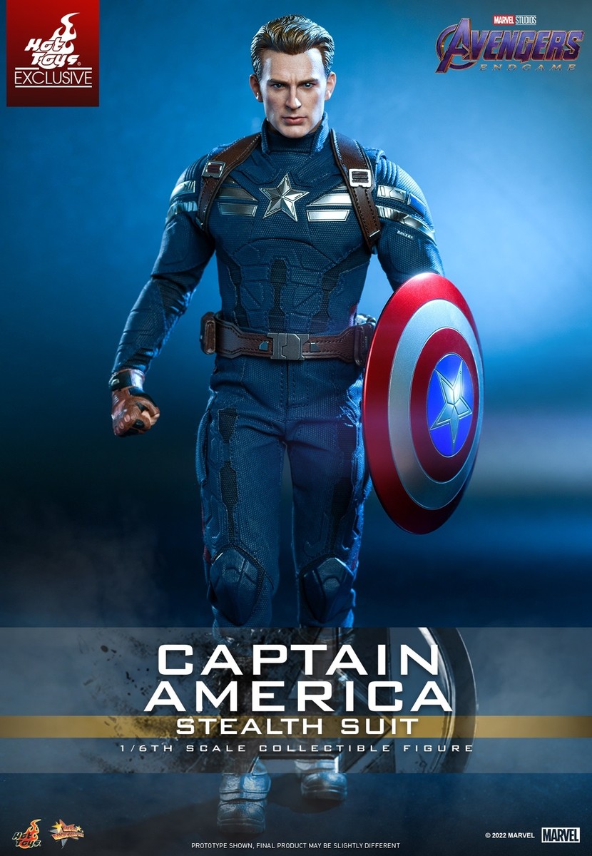 New Hot toys MMS607 Avengers Endgame Captain America (Stealth Suit