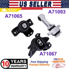 3pcs Engine Motor & Transmission Mount For 2014-2019 Kia Soul l4 1.6L AUTO