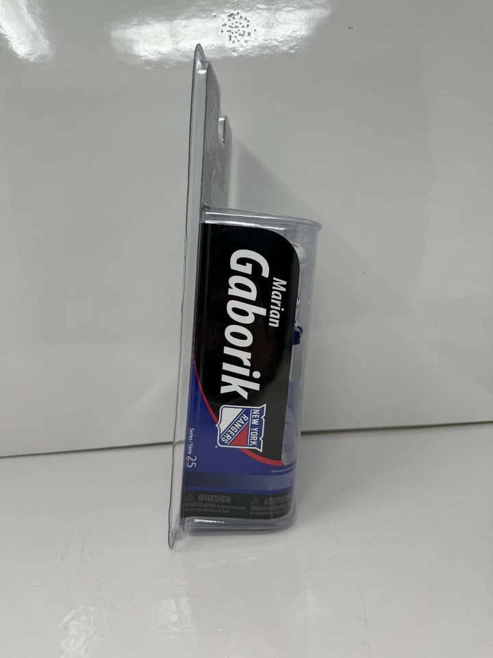 McFarlane NHL Marian Gaborik New York Rangers Serie 25 Plata Nivel Coleccionista Foto 4 de 4