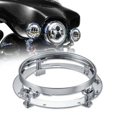 Round 7" Inch LED Headlight Mounting Ring Bracket Adapter fit for Harley Touring
