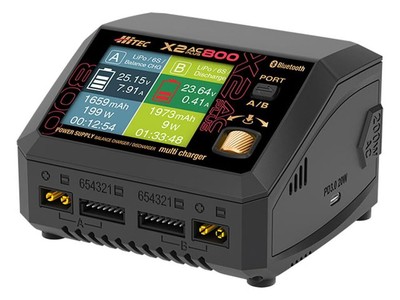 Hightech Multi Charger X2 AC Plus 800 GOLD Kompaktladegerät USB Typ-C J