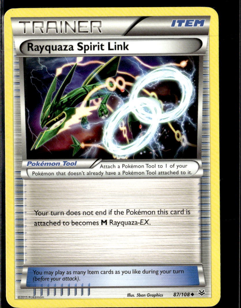 PSA9 レックウザソウルリンク ポケモンセンター プロモ RAYQUAZA Pokemon Rayquaza Spirit Link 87/108 Roaring Skies Non Holo