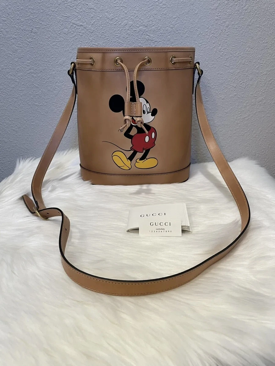 Gucci x Disney Bucket Bag Mickey Mouse Shoulder Bag