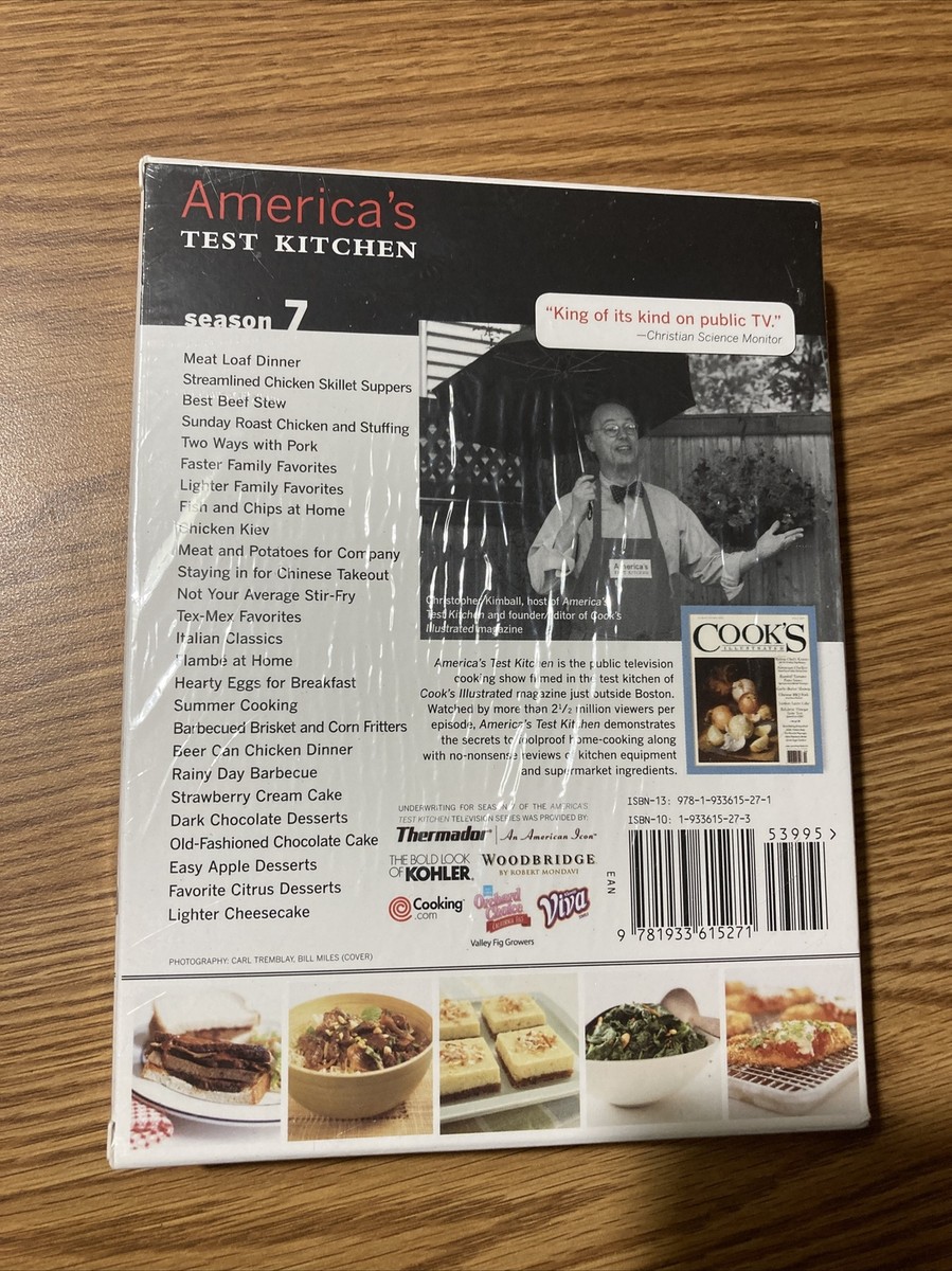 America's Test Kitchen : The Complete 7th Season New Factory
