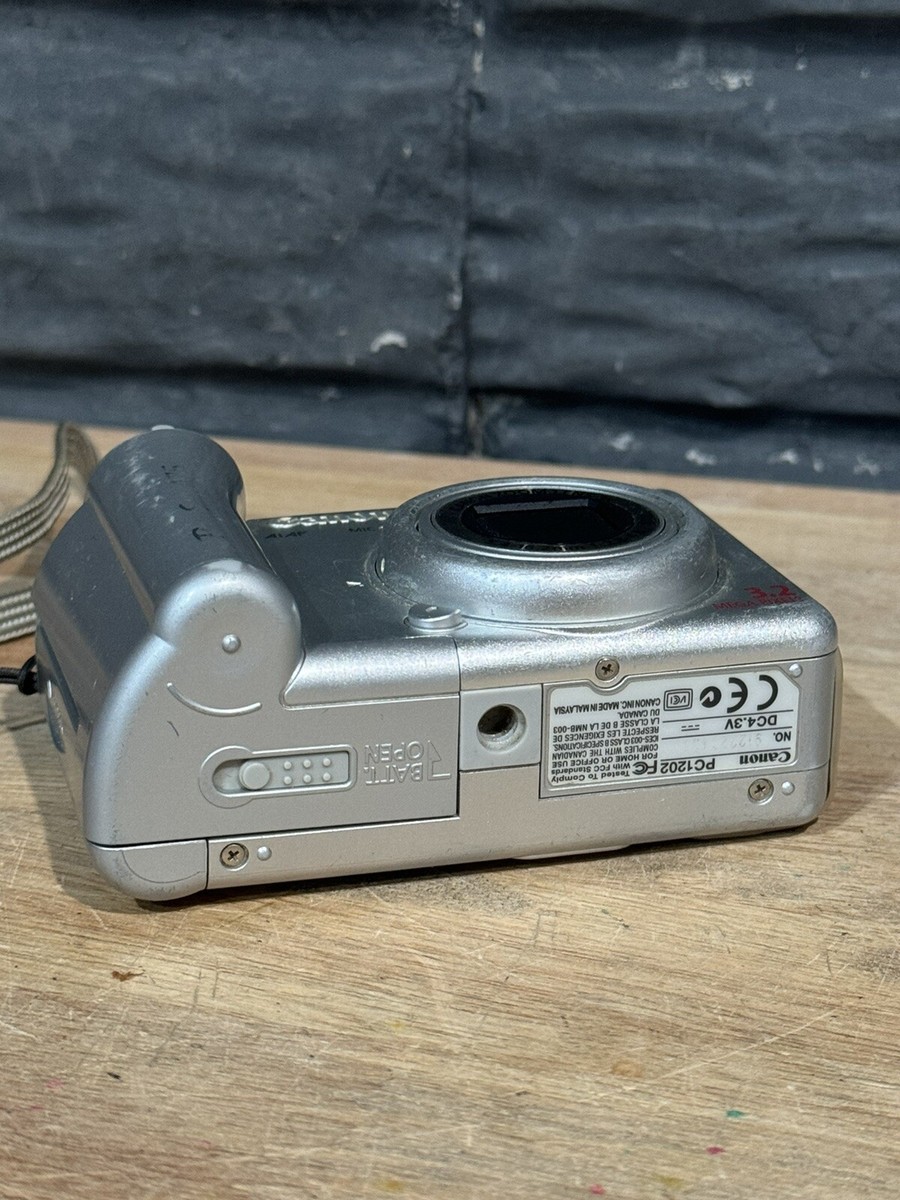 Canon PowerShot A75 3.2MP Digital Camera PC1202 Silver - FOR