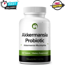 Akkermansia Muciniphila Probiotic Supplement 240 Tablets for Men & Women
