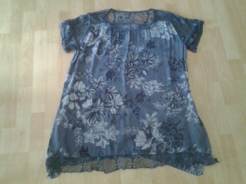 Tunique Femme Marque Italienne Mauve - Taille Unique - Style Bohème Chic