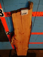 A988 1 1/8" THICK cherry burl live edge slab shelf table bench