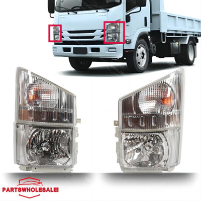 #ad #ad For 2008 2020 ISUZU NPR NPR HD NQR NRR Left Right Side Headlight Corner Lamps $89.00