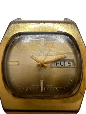 Vintage 1960s Waltham Mechanical Winding Watch Runs | eBay display picture 3
