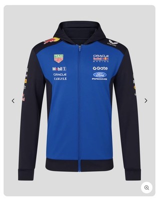 2026 Oracle Red Bull Racing Unisex Teamline Full Zip Hoodie Large Night Sky NWT