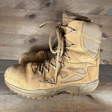 reebok rapid response mens size 13 shoes brown tactical comp toe miltary boots