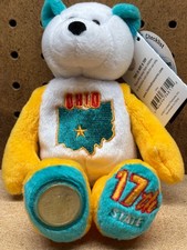 Limited Treasures Ohio State Quarter Coin Bear NWT New With Tags 17th State