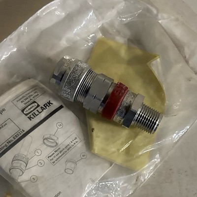 KILLARK CTCAA050L Hazardous Location Cable Gland/Connector 1/2'' NPT IP66 Armored