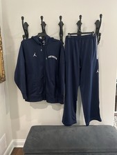 Jordan Nevada Wolf Pack Tracksuit Warm-up Set zippered ankle opening