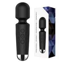 Personal Back Massager, Cordless, 8 Speeds and 20 Modes Relaxes Muscles, Port...