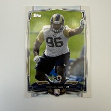 2014 Topps #389 Michael Sam Rookie Card St. Louis Rams. rookie card picture