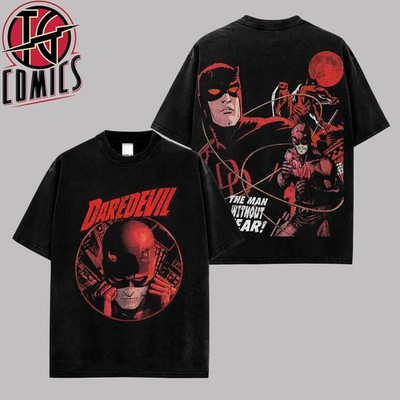 Daredevil V2 Comic Premium Cotton T-Shirt (Made In US), Matt Murdock MCU Comic
