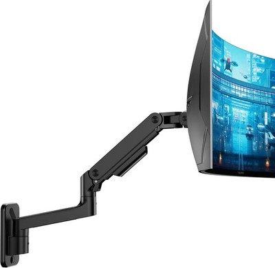 ARES WING 17-49 Zoll Monitor Wandhalterung für 1 Bildschirm, 75/100 VESA-Montage