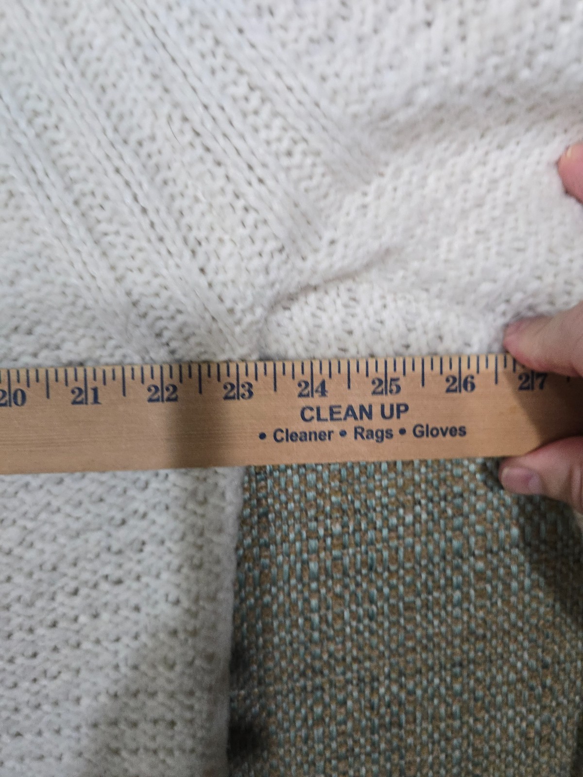 Universal Thread Sweater White Medium Large Knit … - image 4