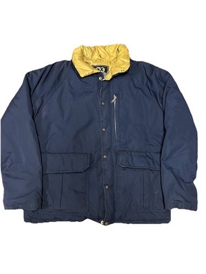 Vintage Snow Lion Puffer Jacket Winter Coat Size M Ski Snow Berkeley CA Blue