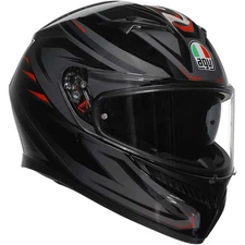 Full Face Helmet AGV K3 Syth Black Red Helmet E2206 SIZE S Helmet