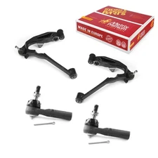 Front Lower Control Arm & Outer Tie Rod Ends for Silverado Sierra 2500 HD 3500