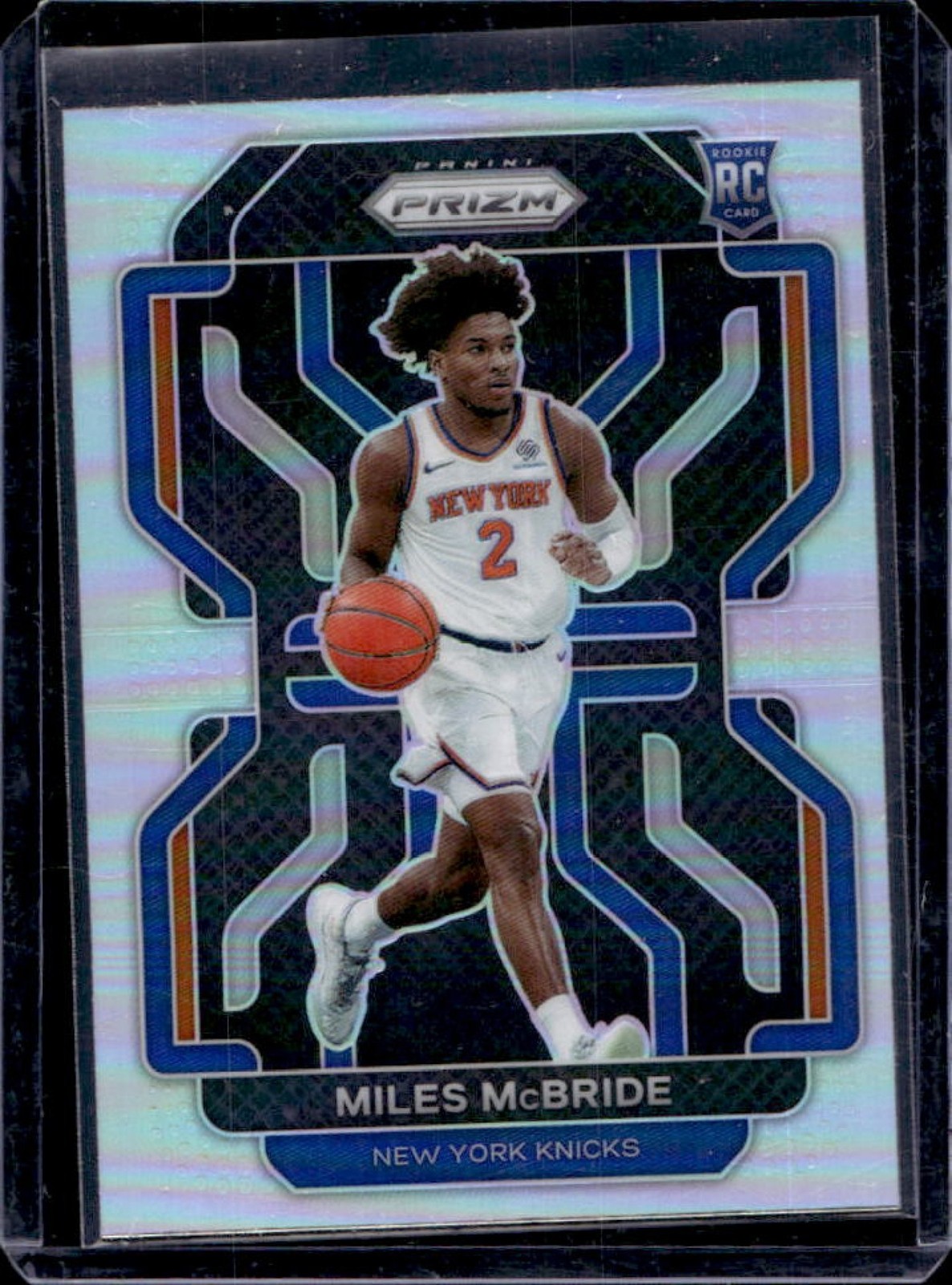 2021-22 Prizm Miles McBride RC Silver Rookie #283 Knicks