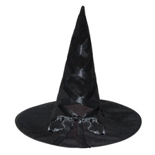 Witch Hat Ribbon Black Adult Costume Accessory - Morris Costumes