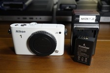 Nikon 1 J3 14.2MP Digital Camera - White Body Only Only 1397 Shutter Count 