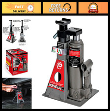 2 Ton Hydraulic Bottle Jack Jackstand Combo - Compact Portable Wide Base For