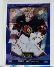 2024-25 UD O-Pee-Chee Platinum Blue Fragments /125 Linus Ullmark