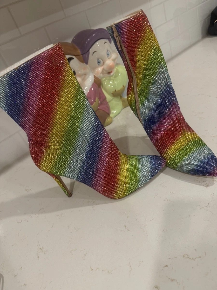 Bota Arco Iris Anne Michelle Estrás (NUEVA) 8.5