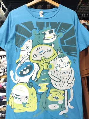 Vtg All Time Low Band Cartoon Design Big Print T-Shirt