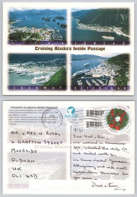c40385 Cruising the Inside Passage Alaska USA Postkarte 2015 Stempel
