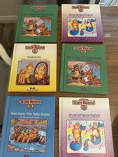 Set Of 6  World Of Teddy Ruxpin  Hard Cover Books By Worlds Of Wonder.