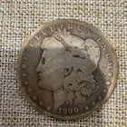 1890 Morgan Silver Dollar $1 .900 Silver Business Strike Circulated Uncertified