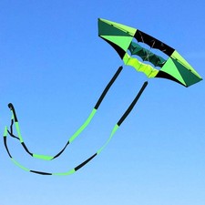 Beach Kites for Adults Large with Long Tail, 98 Inches Super Easy Flyer 3D Rainb