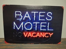 BATES MOTEL  8 x 12  inch Metal Sign