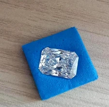 Loose 3.00 CT Radiant Cut Lab Grown CVD Diamond Natural D Color VVS1 Certified