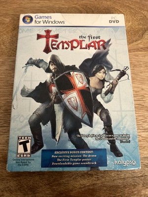 The First Templar Pc DVD - ROM Video Game T-Teen New Sealed