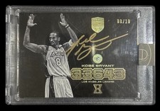 2017 Panini Kobe Eminence Kobe Bryant #45 Gold Diamond 33643 Auto #8/10 Sealed